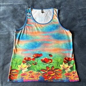 Colorful Floral Tank Top